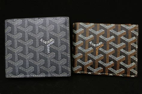 fake goyard wallet vs real